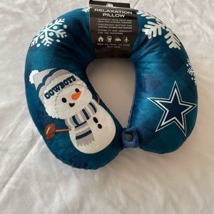 NFL Dallas Cowboys Snowman Relaxation Pillow, New